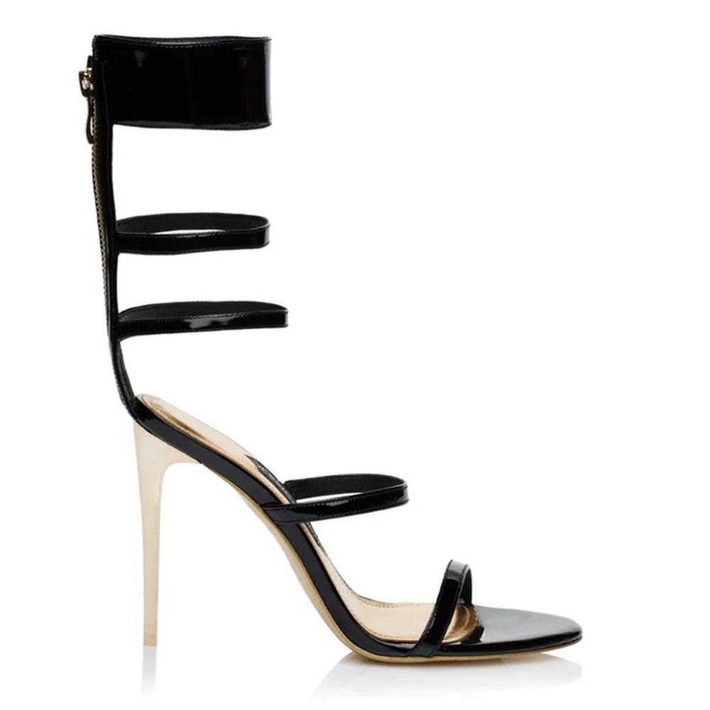 Jessica Rich Patent Gladiator Sandals